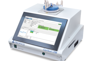 未知折射率镜片的厚度测量和折射率测量